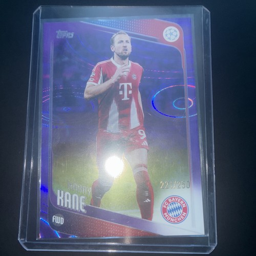 2025-26 Topps Uefa Club Competitions - Harry Kane #182 Purple Raindrops /250🔥🔥