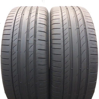 235 55 18 2x CONTINENTAL 235/55 R18 100V Sport5 SUV Sommerreifen 2018 5,2-5,8mm