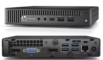 HP PRODESK 600 G2 DM MINI-PC CORE i5 6400T 8GB RAM 256GB SSD W10 WLAN