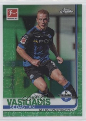 2019 Chrome Bundesliga Green Refractor 93/99 Sebastian Vasiliadis Rookie RC 03rx