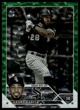 2023 Topps #409 Leury Garcia Green Foil #/499