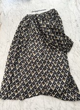 Etoile Isabel Marant Cotton Peasant Ikat Geometric Print Dress Kaftan Tunic 0 S