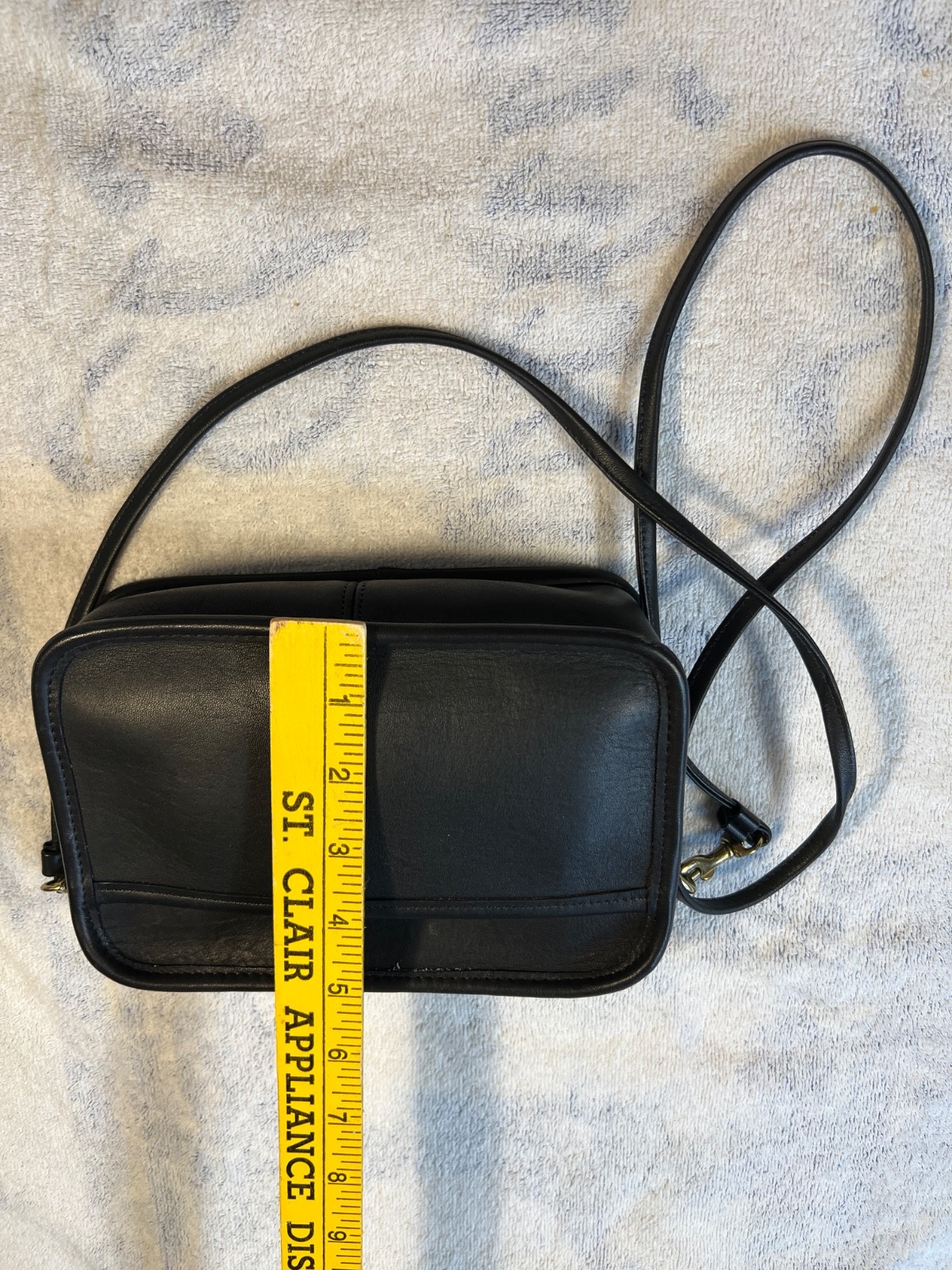 Coach Black Leather Small Rectangular Shoulder Bag - image 4