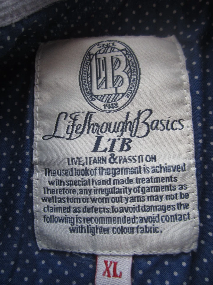 LTB  Bluse Gr. XL  mit Farbverlauf, CORD,  Casual-Look - Bild 2 von 4