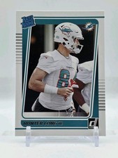 2021 Panini Donruss Hunter Long #301 Rated Rookie Miami Dolphins