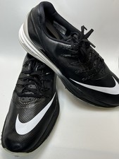 Size 9.5 Nike Lunar Control 4 Golf Shoes McIlroy Black Mens 2016 Pro Tour Elite!
