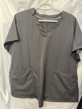 Climate Right Scrub Set by Cuddl Duds Heather Size XL