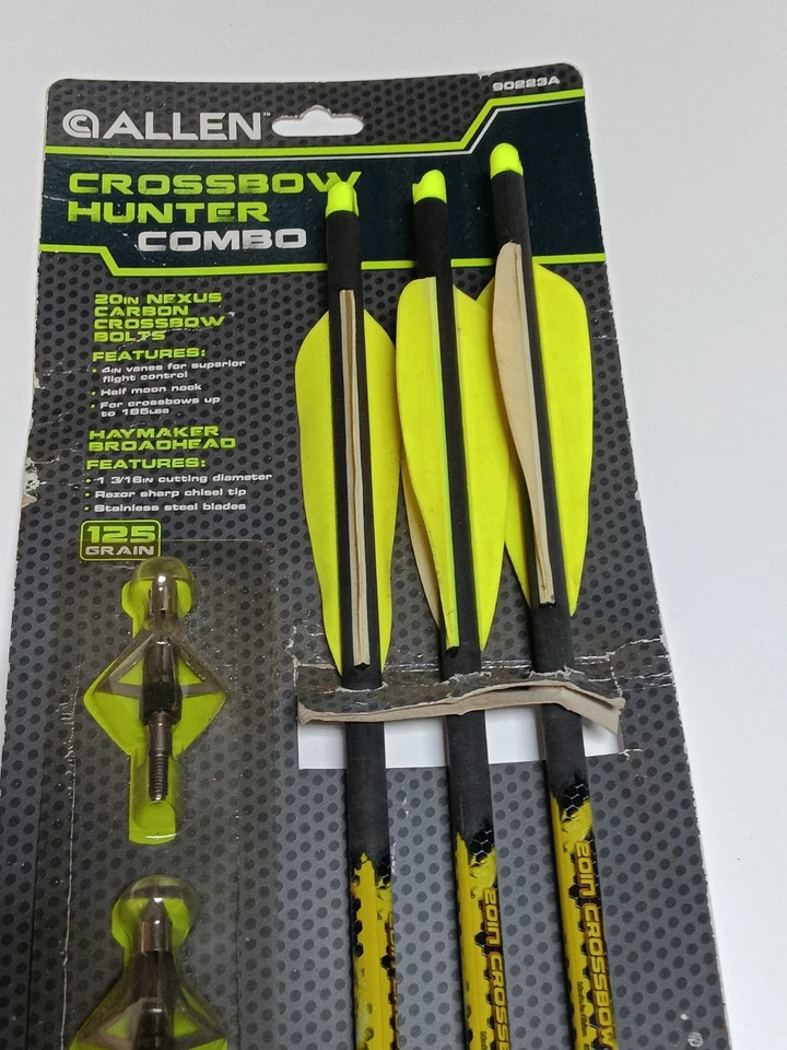 Allen 十字弓猎人组合套装带宽头野外点和狩猎配件 — 第 2/4 张图片