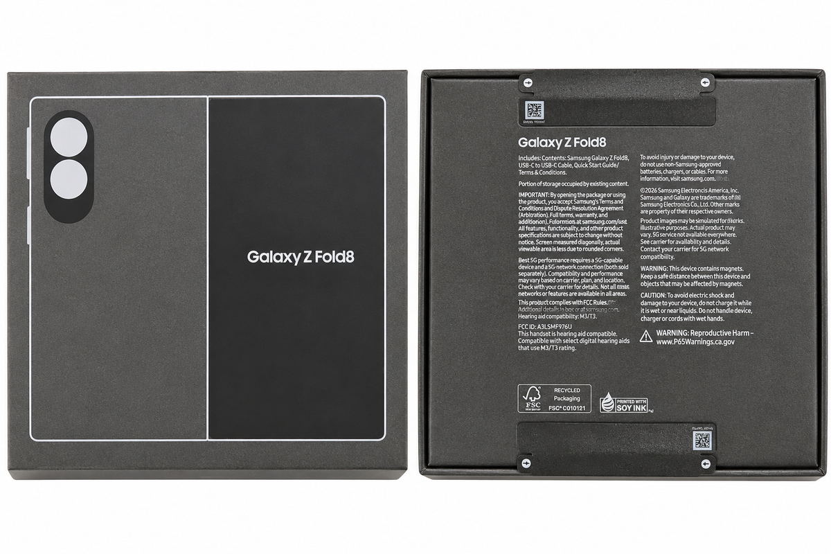 Samsung Galaxy Z Fold 8 - 512 GB - Graphite (Unlocked) for sale