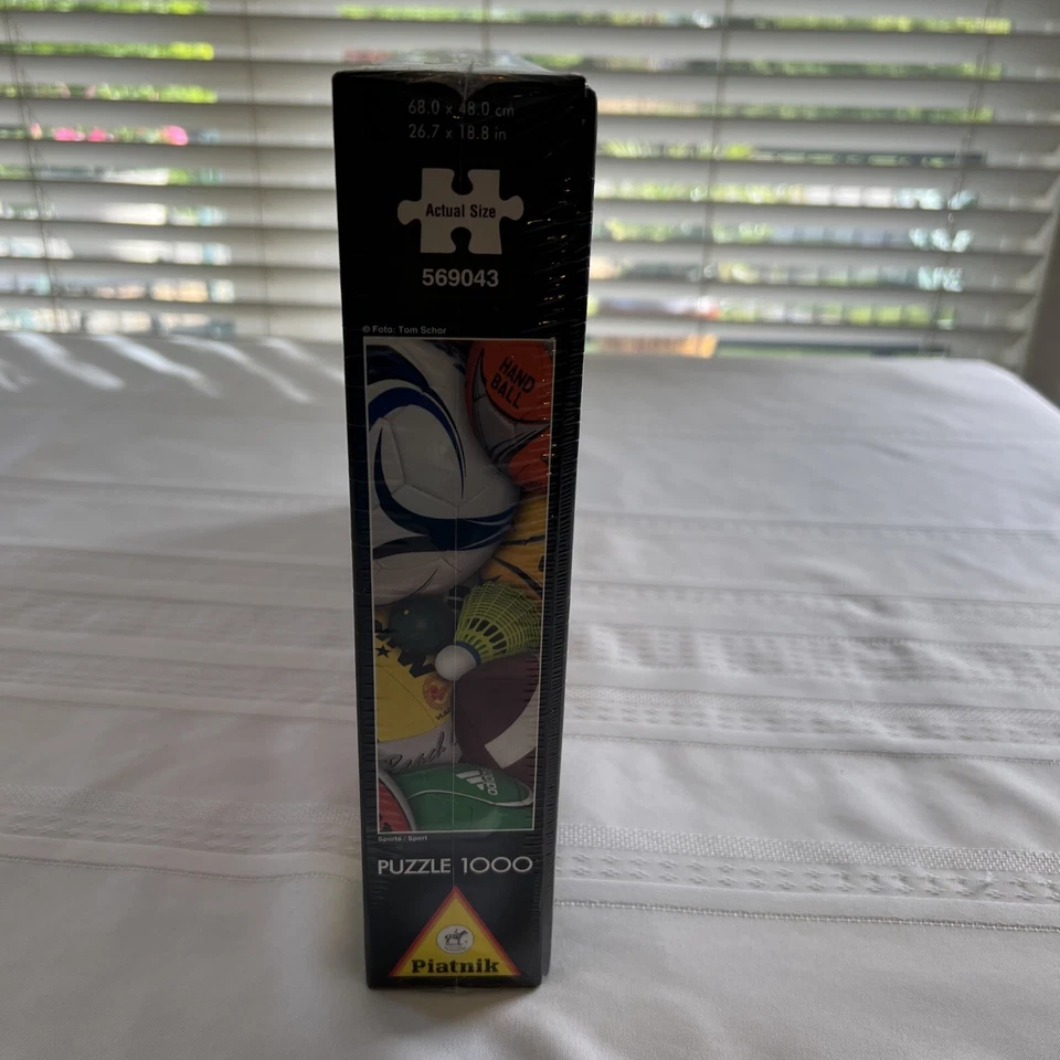Piatnik DEPORTES 1000 Piezas PUZZLE Pelotas Deportivas Fútbol Baloncesto Fútbol 569043 Foto 3 de 4