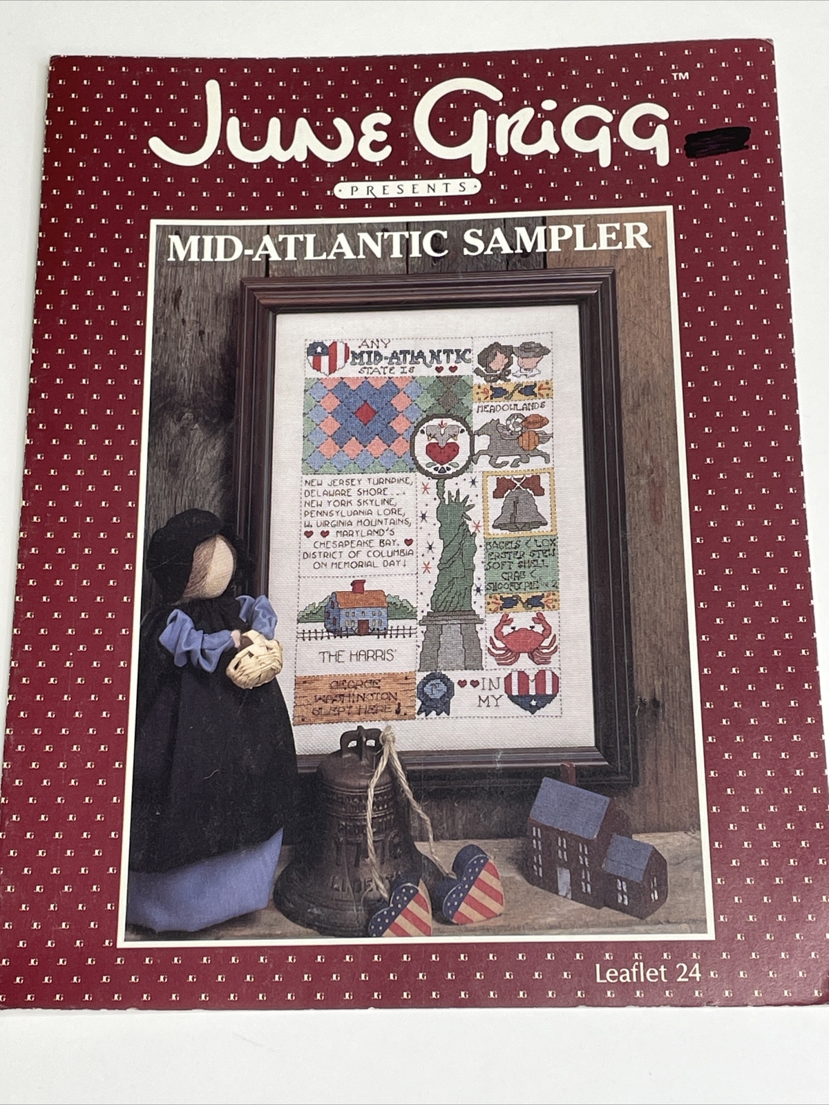 June Grigg Mid Atlantic Sampler Leaflet 24 Cross Stitch Pattern | eBay