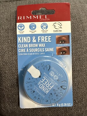 Rimmel London Kind & Free, Clear, Brow Wax, Easy to Apply,Lifted Brows, 0.28oz