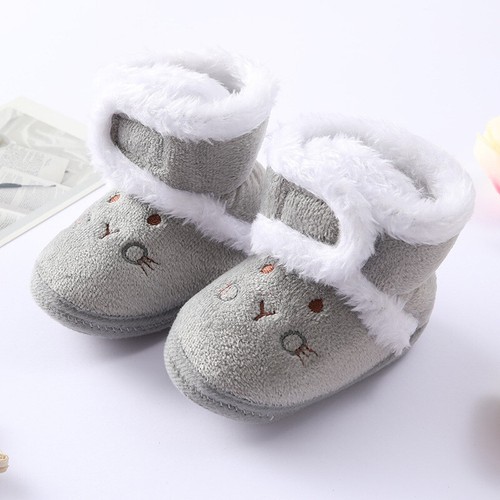 Bebés Niñas Niños Pequeños Antideslizantes Zapatillas Calcetines Niños Invierno Cálido Infantil Botas - Imagen 15 de 16