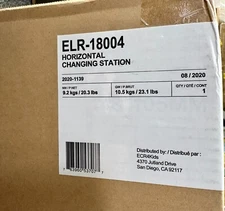 ECR4Kids ELR-18004 Wall-Mounted Baby Changing Station Horizontal Fold-Down