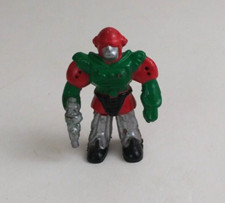 1994 Soma Rubber Sonic Rangers Green/Red Robot Warrior 1.75" Mini Figure