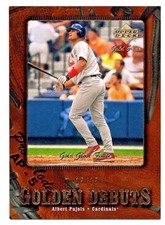 2001 Upper Deck Albert Pujols Gold Glove GOLD FINITE Rookie /25 💎🔥 HOF