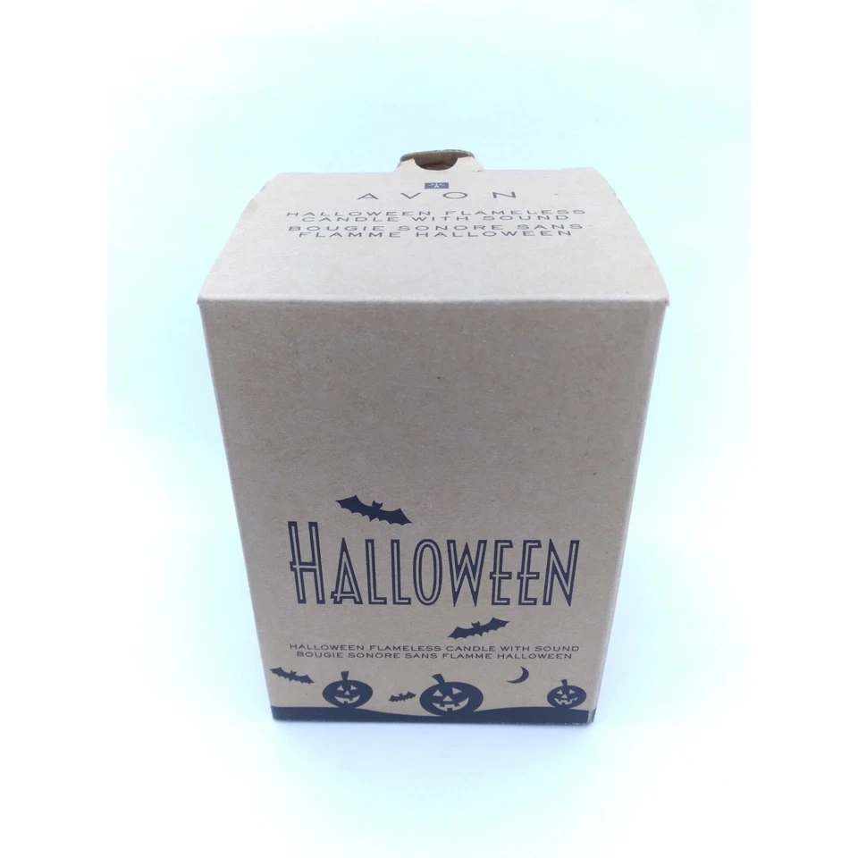 Avon Halloween Temática Bruja Murciélago Funciona con Batería con Sonidos Vela con Caja Foto 2 de 4