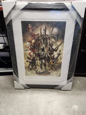 SIDESHOW FRAMED ART PRINT 122 OF 400 SCUM AND VILLAINY STAR WARS ACME ARCHIVE