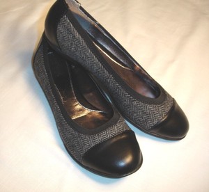 Euro Soft By Sofft Black Ballet Flats Comfortable Womens Sz 8