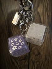 COACH Cube Cluster Bag Charm RARE TO FIND