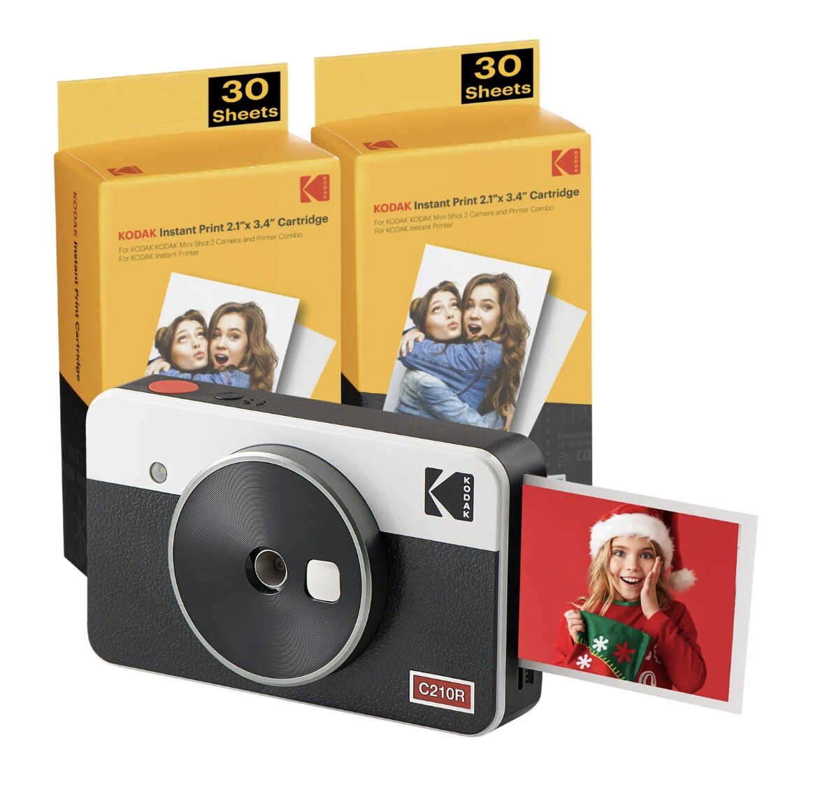 Kodak Mini Shot 2 Retro Portable Wireless Instant Camera and Printer