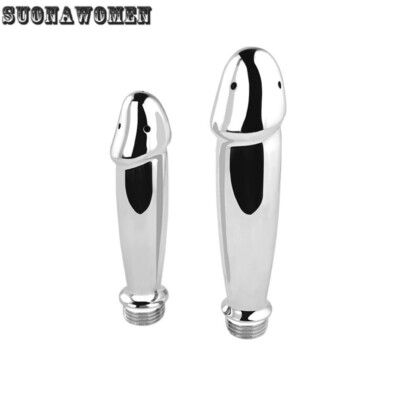 Metal Steel Douche Syringe Shower Head Beads Cleaning Kit Plug Nozzle Sex  Toy | eBay