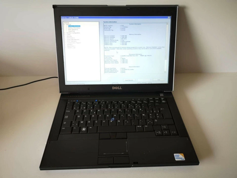 Gepanzert DELL E6400 ATG C2D P8600 2.4GHz 4GB/120GB SSD 1280X800px Win 7 Pro - Bild 2 von 4