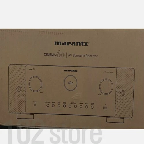 Marantz Cinema 60 7.2CH AV Receiver 8K Ultra HD HEOS Black 220V No Tariffs In US - Image 2 of 3