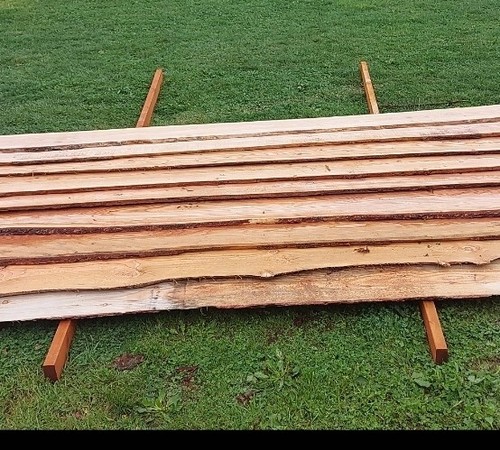 Waney Edge British Larch Cladding 12ft - Picture 10 of 11