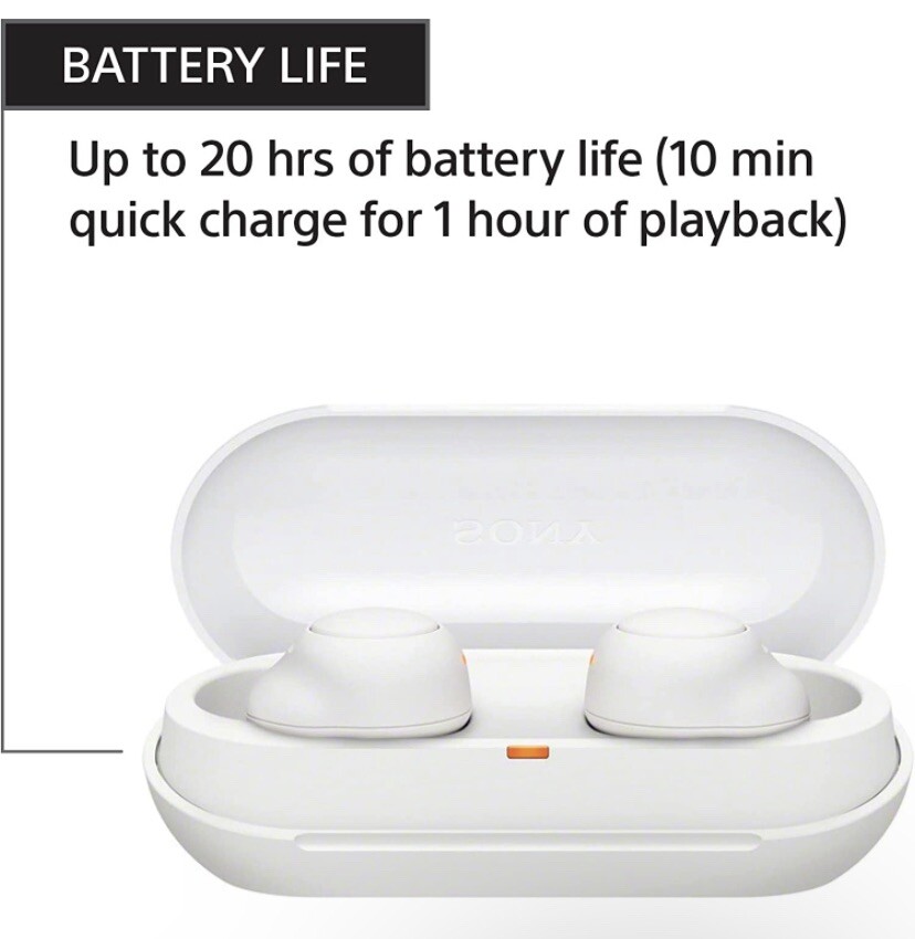 イヤホン Sony (WFC500) Sony WFC500 Truly Wireless InEar Bluetooth Earbud Headphones w