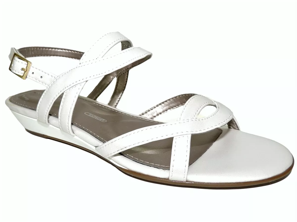 Rockport Women s Total Motion Zandra Slingback Sandals White Size 5 M