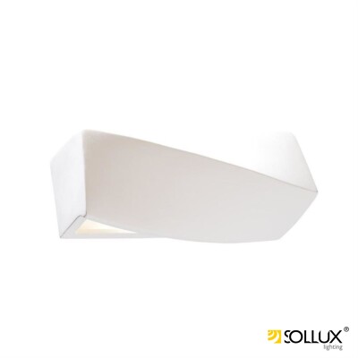 Keramikwandleuchte SIGMA MINI dekorative weiß Lampe SOLLUX Beleuchtung