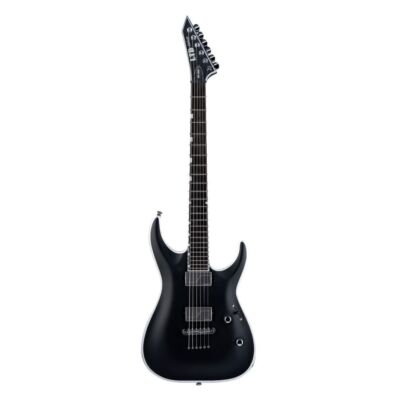 ESP LTD MH 1000NT Bold Binding Black Satin 6 String Right Handed Electric Guitar