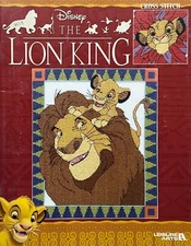 Disney THE LION KING counted cross stitch book Simba Nala Pumba TImon 3559