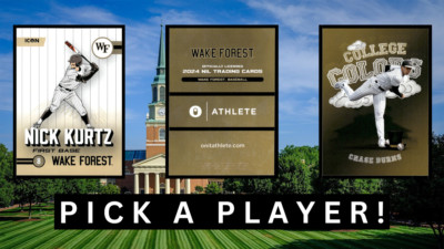 2024 ONIT ATHLETE Wake Forest Baseball Pick a Card (Base + Inserts!)