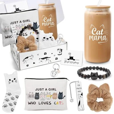 UAREHIBY Cat Lover Gifts for WomenCat Mom Gifts for WomenCat Gifts for Cat LoversCat L...