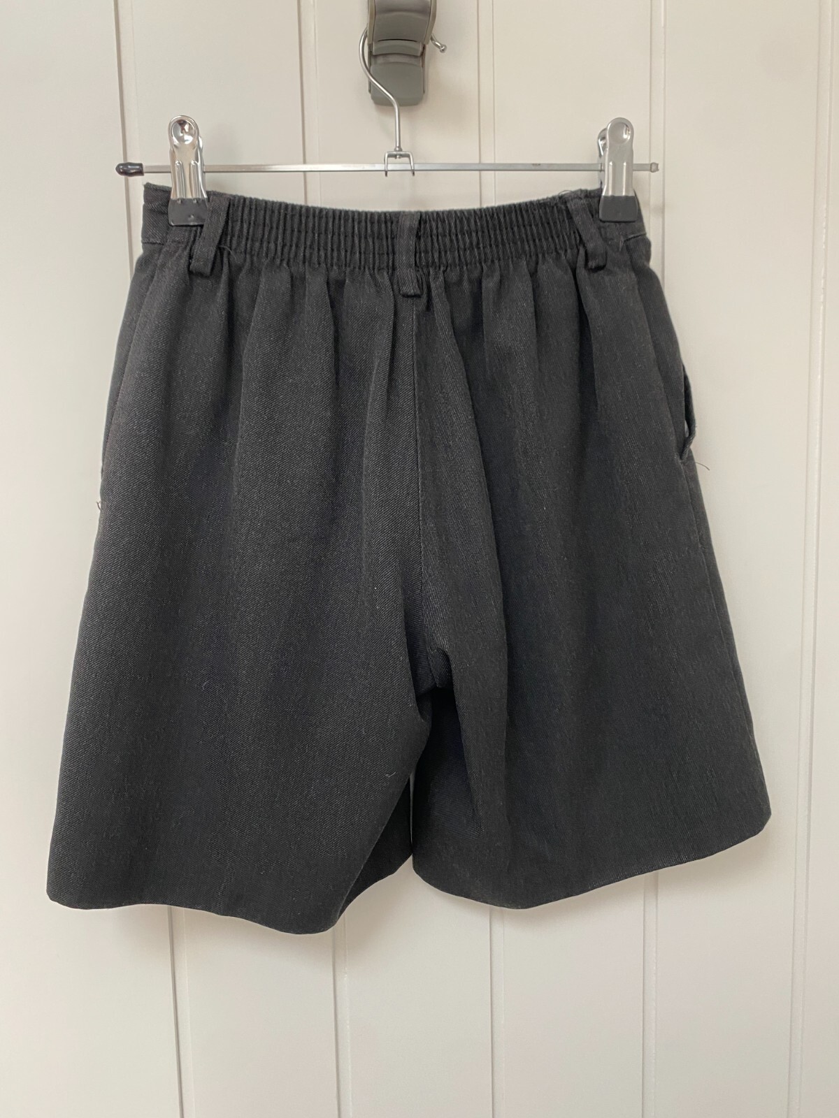 David Luke Boys Charcoal School Shorts Waist 62.5cm / 25" image 2