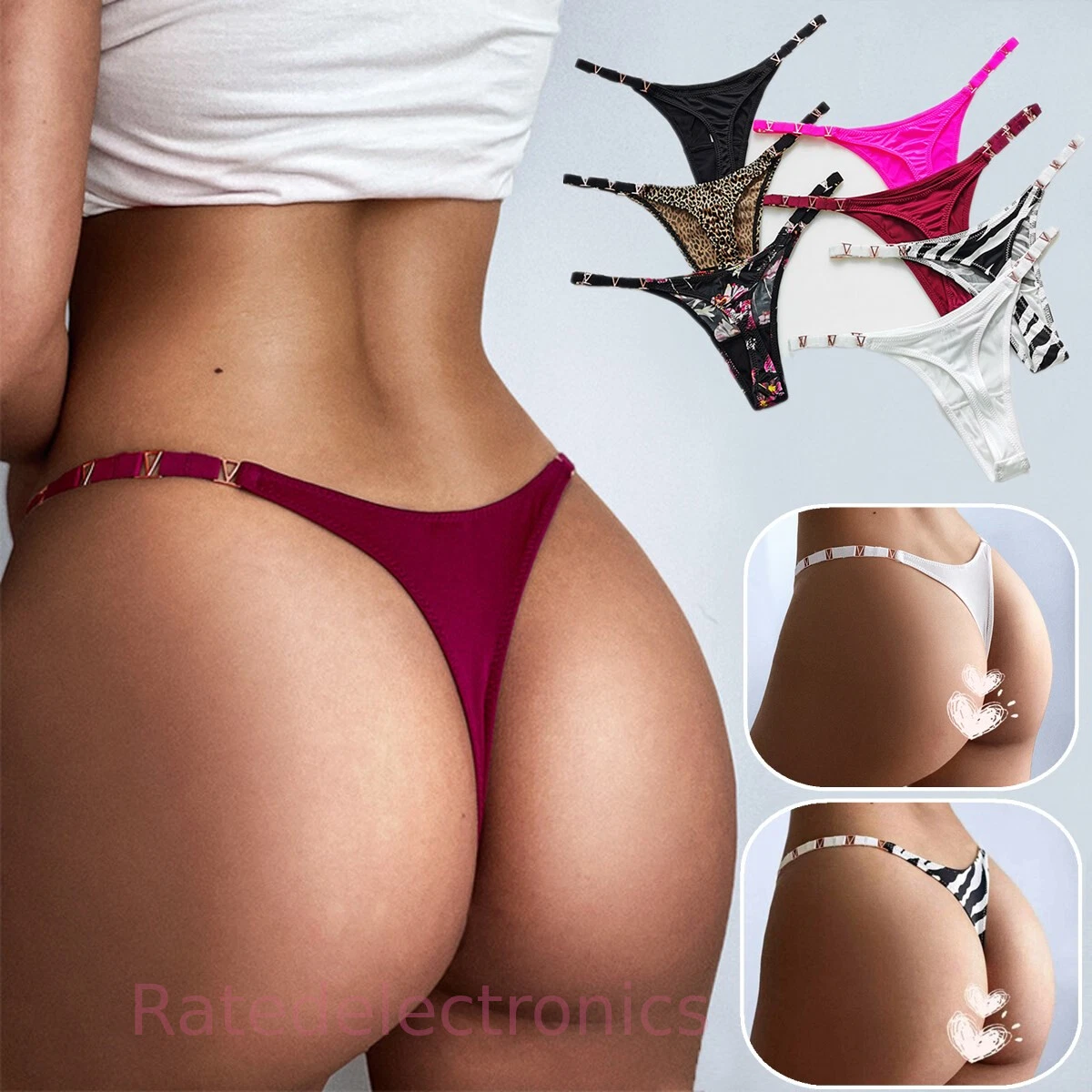 Women Sexy G-string Thongs T-back Underwear Panties Lingeries Sleepwear  High Cut