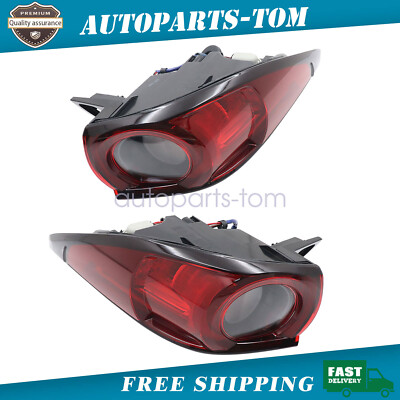 2Pcs For Mazda CX-5 CX5 2017 18-2021 Rear Lamps L + R Side LED Outer Tail Light