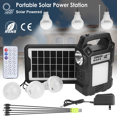 Solar Power Station Generator Emergency Power Supply Backup Portable Power Bank