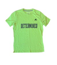 Adidas Youth Boys 14/16 T-Shirt, Neon Green