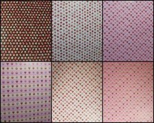 A4 Pretty Cupcake Papers 6 different designs/colours Pink White Orange Chocolate