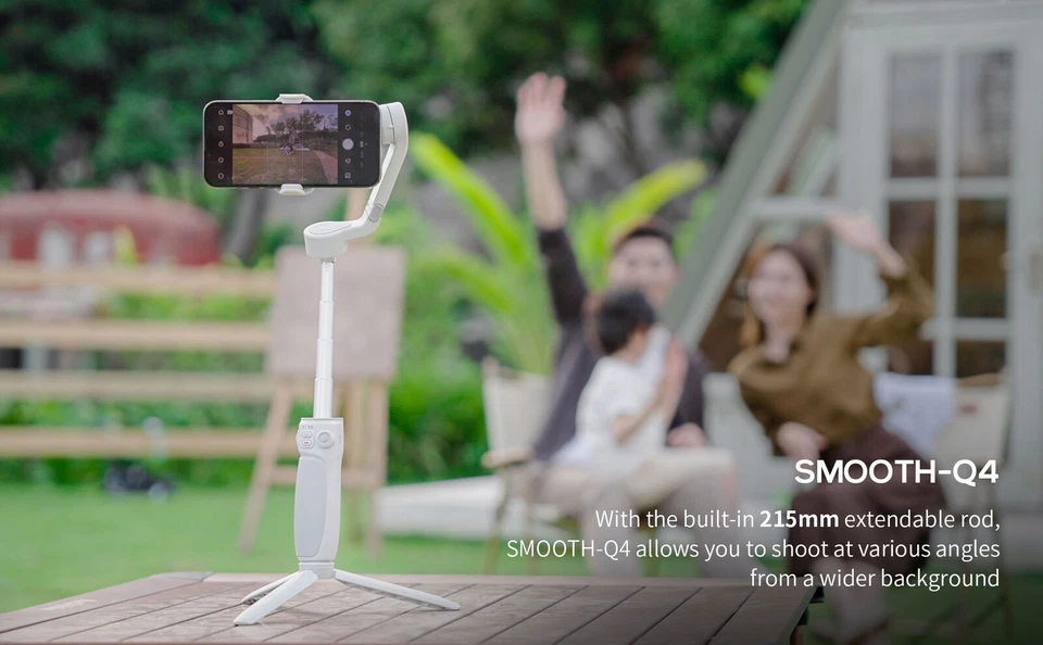 ZHIYUN SMOOTH Q4 Combo 3-Axis Smartphone Gimbal Stabilizer w/Megnetic Fill Light - Image 3 of 4