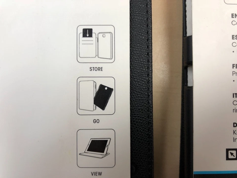 Incipio Samsung Galaxy Tab 3 Watson Folio Wallet w/ Removable Case 8 inch - Image 2 of 3