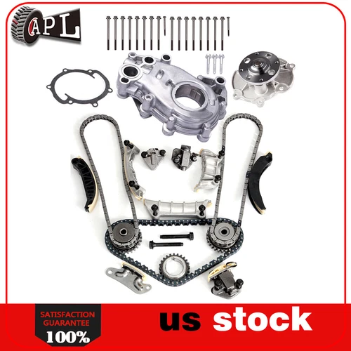 Timing Chain Kit Water Oil Pump Bolts For 04-07 Cadillac Saturn 2.8L 3.6L N36A