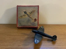 Lehmann Heinkel 1930's-40's Germany Aircraft Airplane Tin Toy & Box EA-74