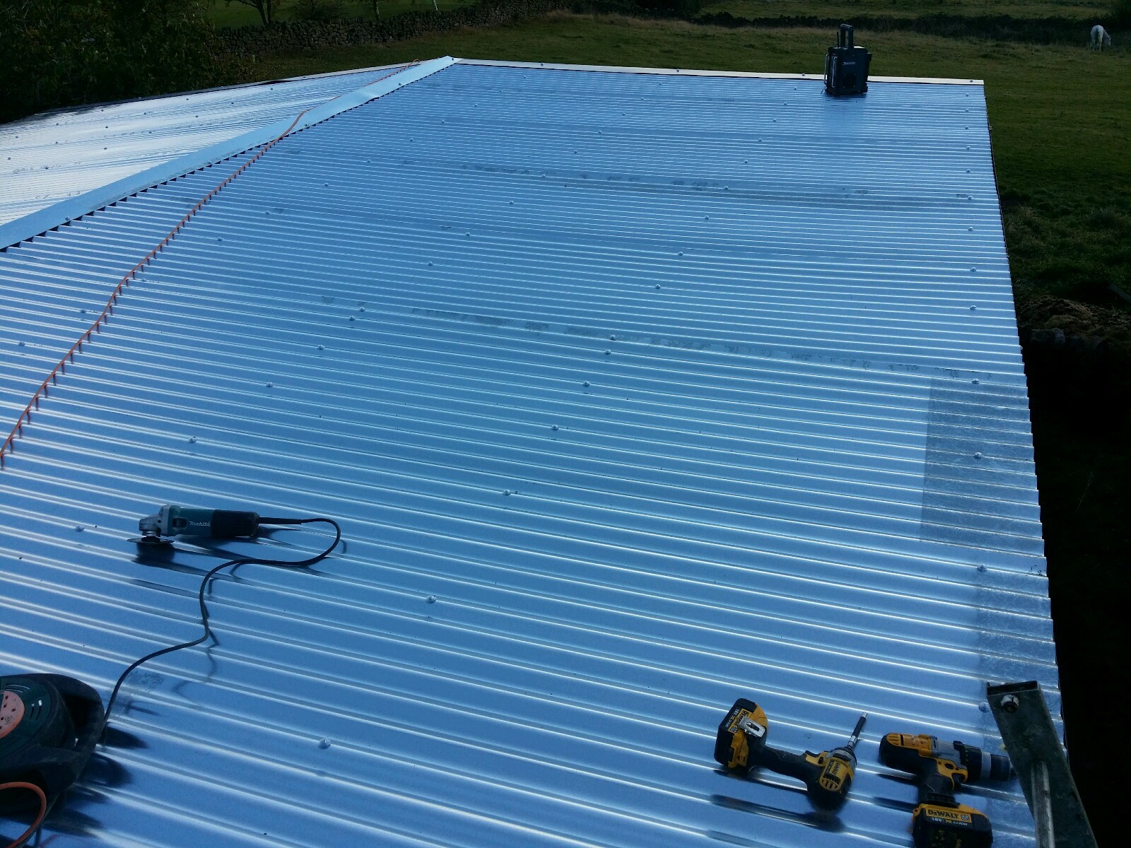 10ft (3m) 1m cover Galvanised Metal Corrugated Roofing Sheet Cladding