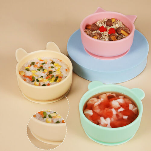 Kids Bowl Safe Heat Resistance Suction Cup Baby Tableware Bowl Lightweight