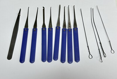 13 Stück Multifunktions Defekt-Schlüssel-Auszieher-Entfernen-Entfernen-Haken-Nadeln-Set Neu