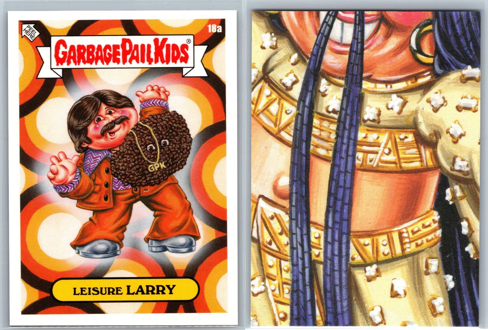 Leisure Suit Larry Spoof Card in Garbage Pail Kids GPK We Hate the 70s Series